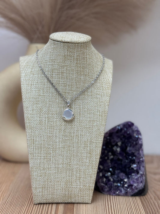 Colgante Avalon Blanco en Plata 925