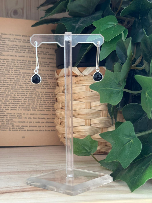 Pendientes de Ónix en Plata 925