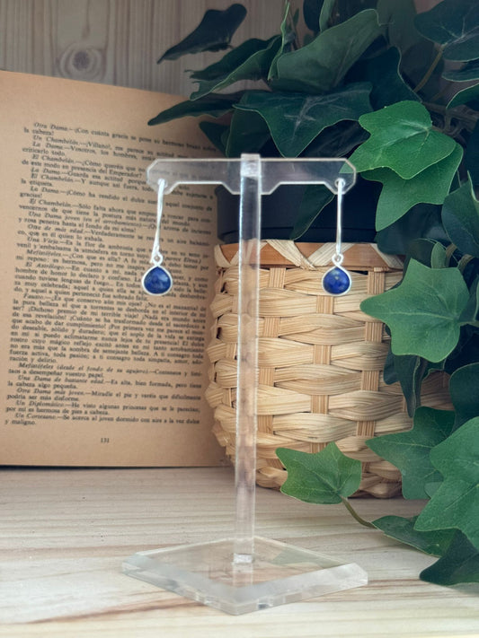 Pendientes de Lapislázuli en Plata 925
