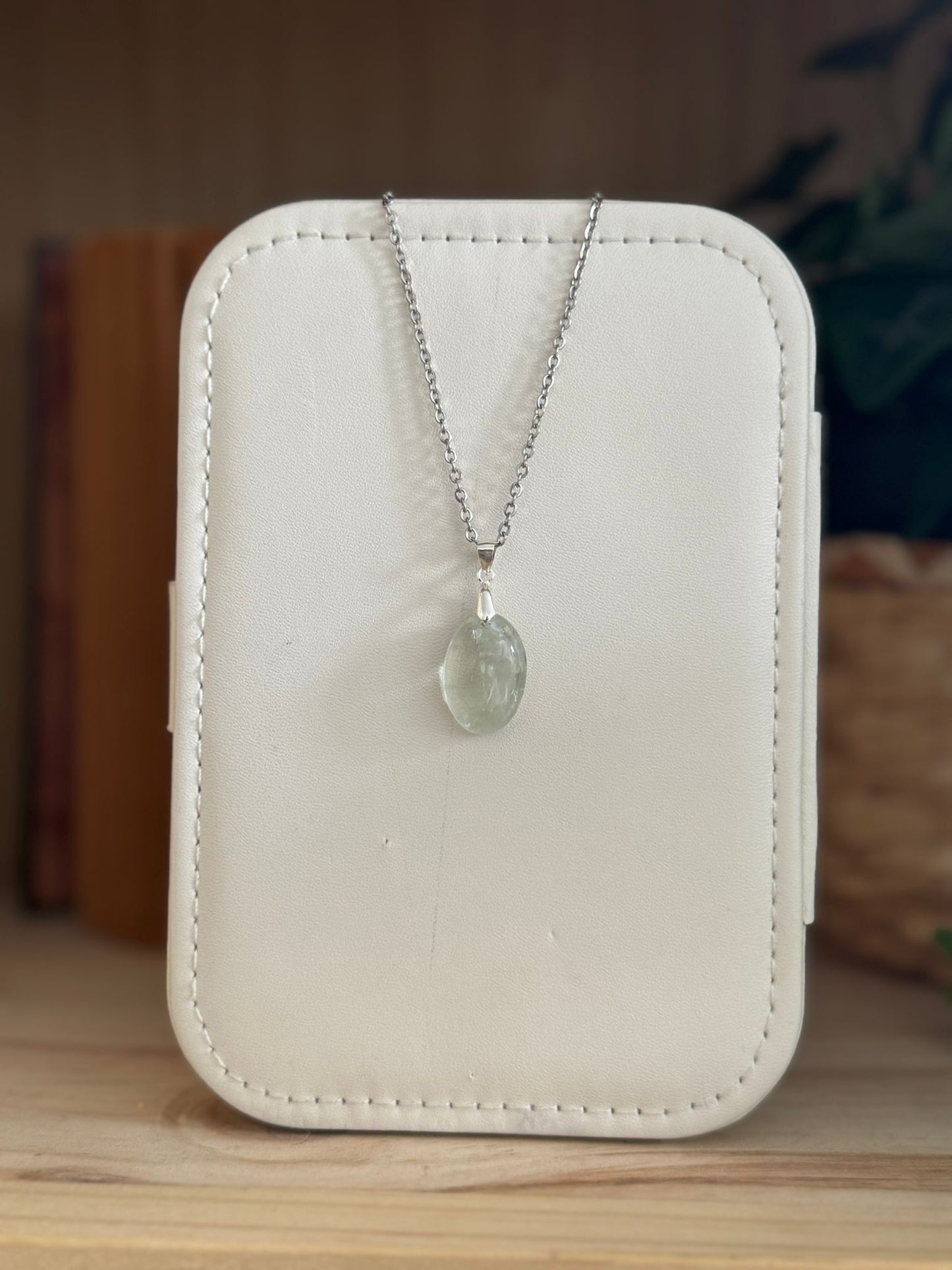 Colgante de Amatista Verde (Prasiolita) en Plata 925