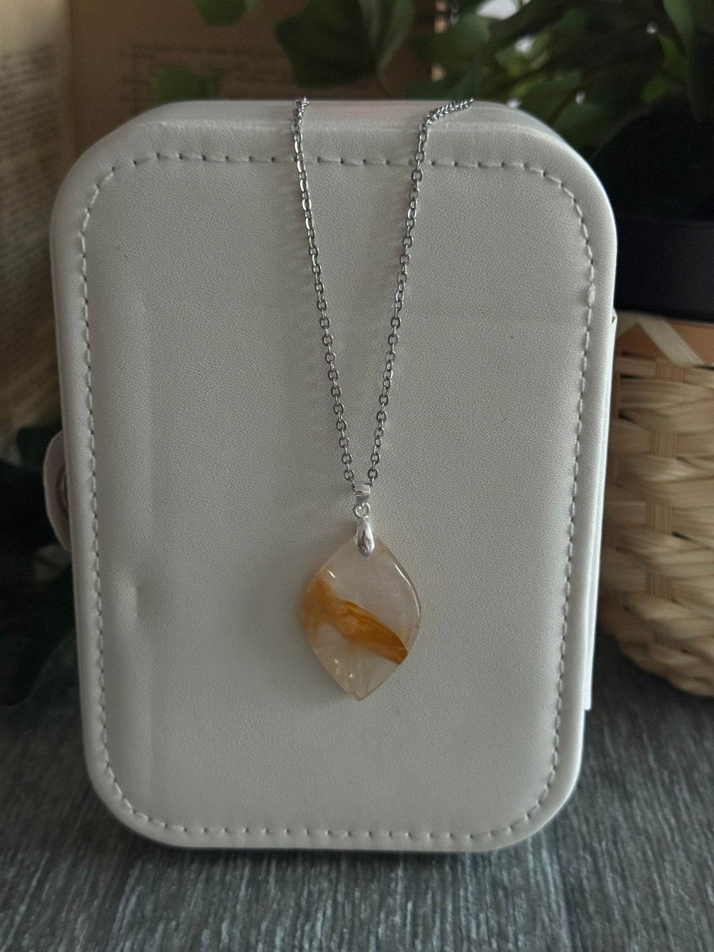 Colgante de Cuarzo Sanador plata 925