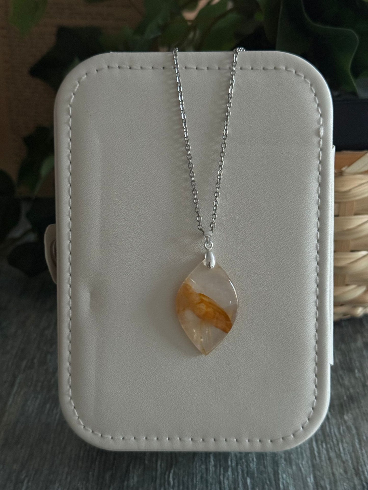 Colgante de Cuarzo Sanador plata 925