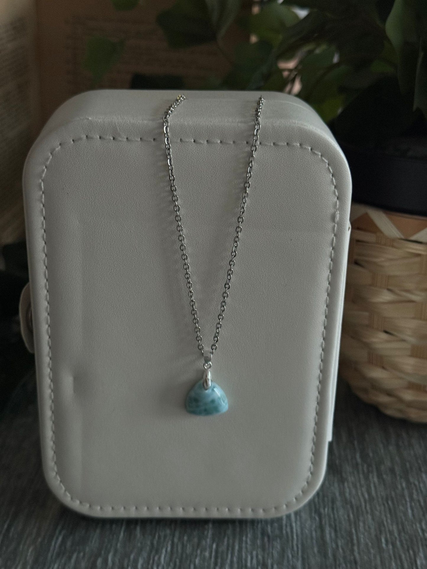 Colgante de Larimar plata 925