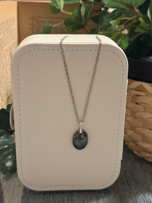 Colgante de Hematite en Plata 925