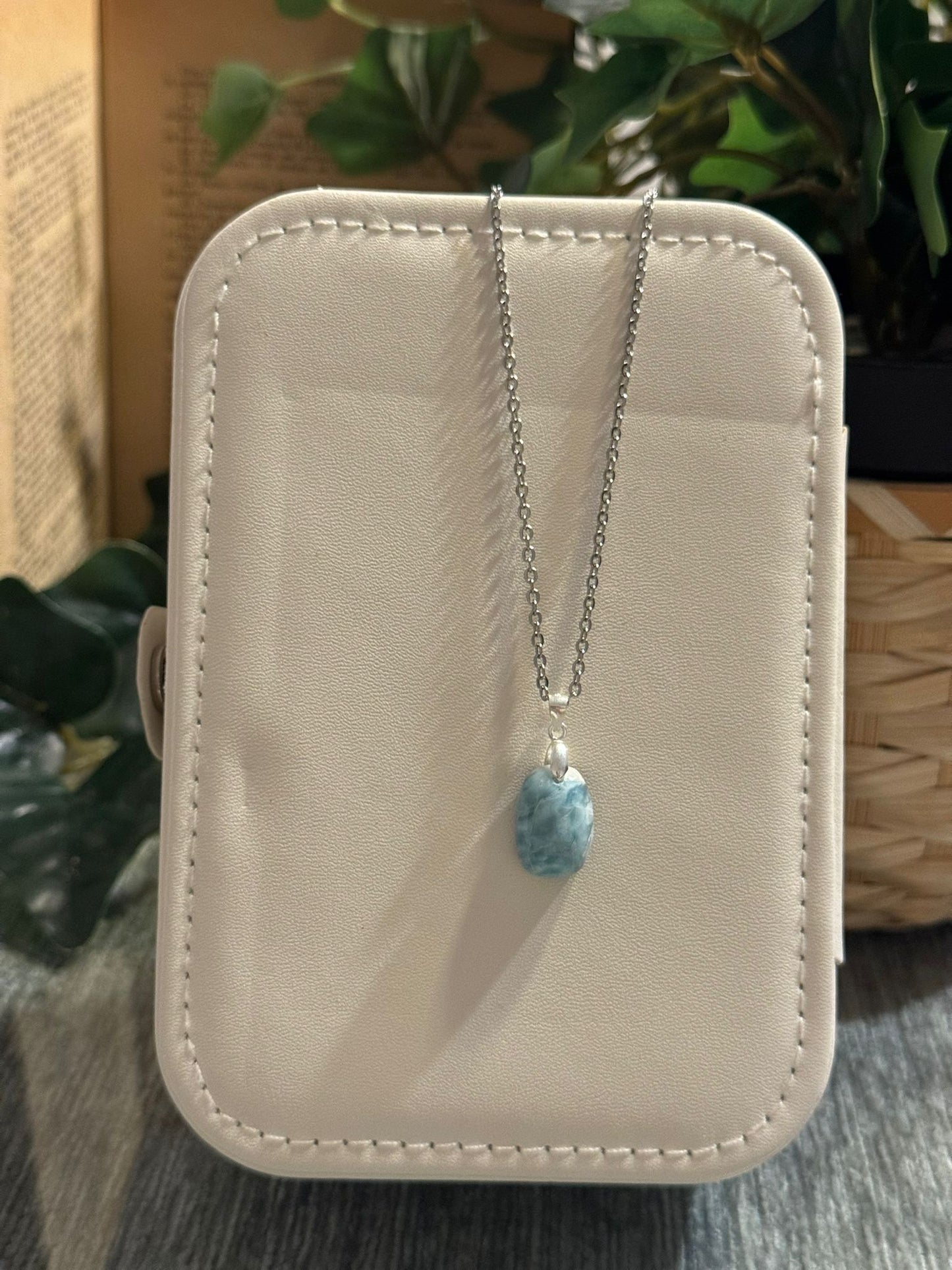 Colgante de Larimar en Plata 925