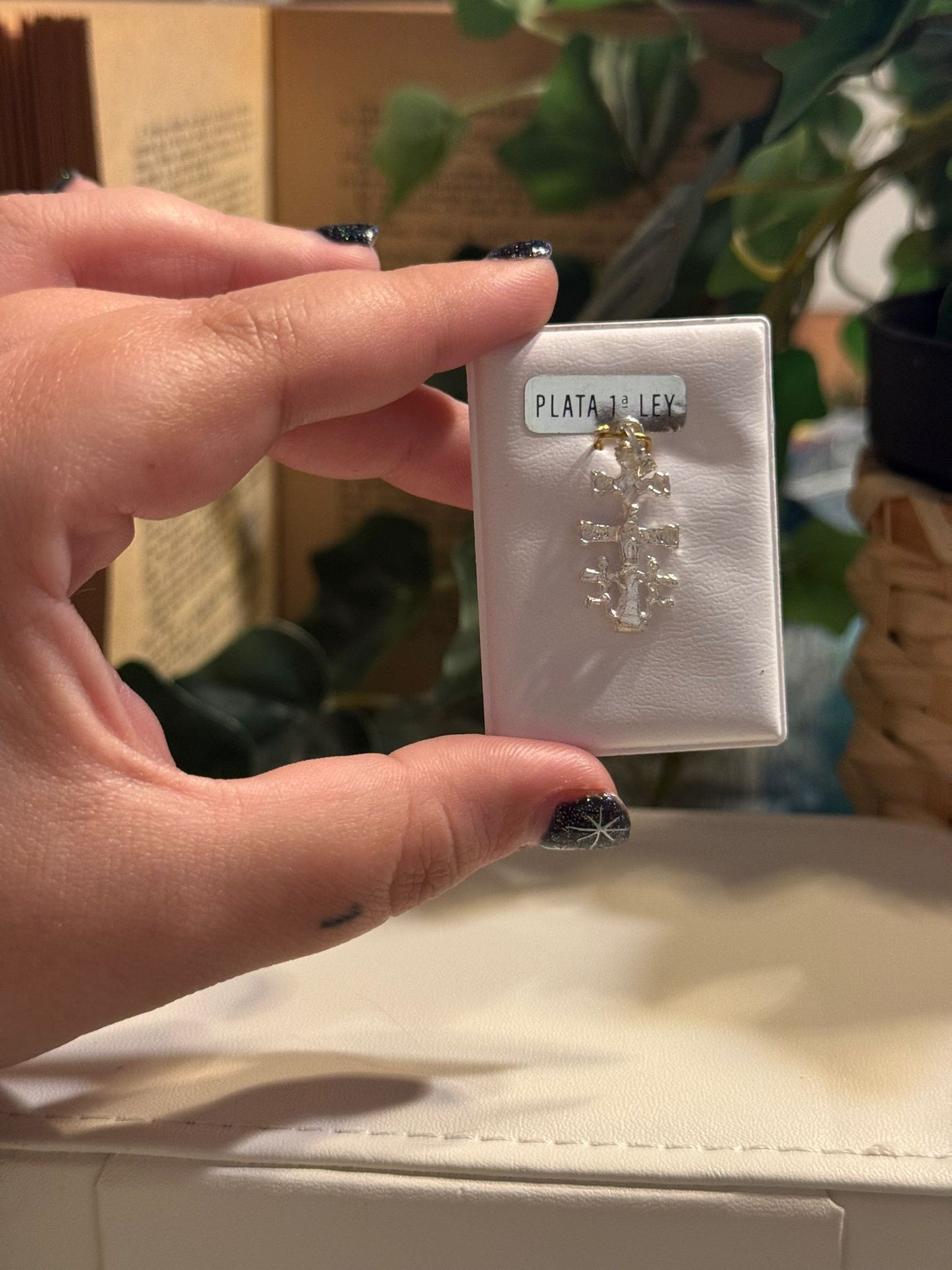 Colgante Cruz de Caravaca en Plata 925