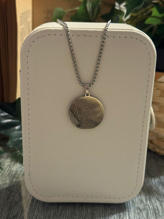 Colgante Sello de los 7 Arcángeles en Acero Inoxidable