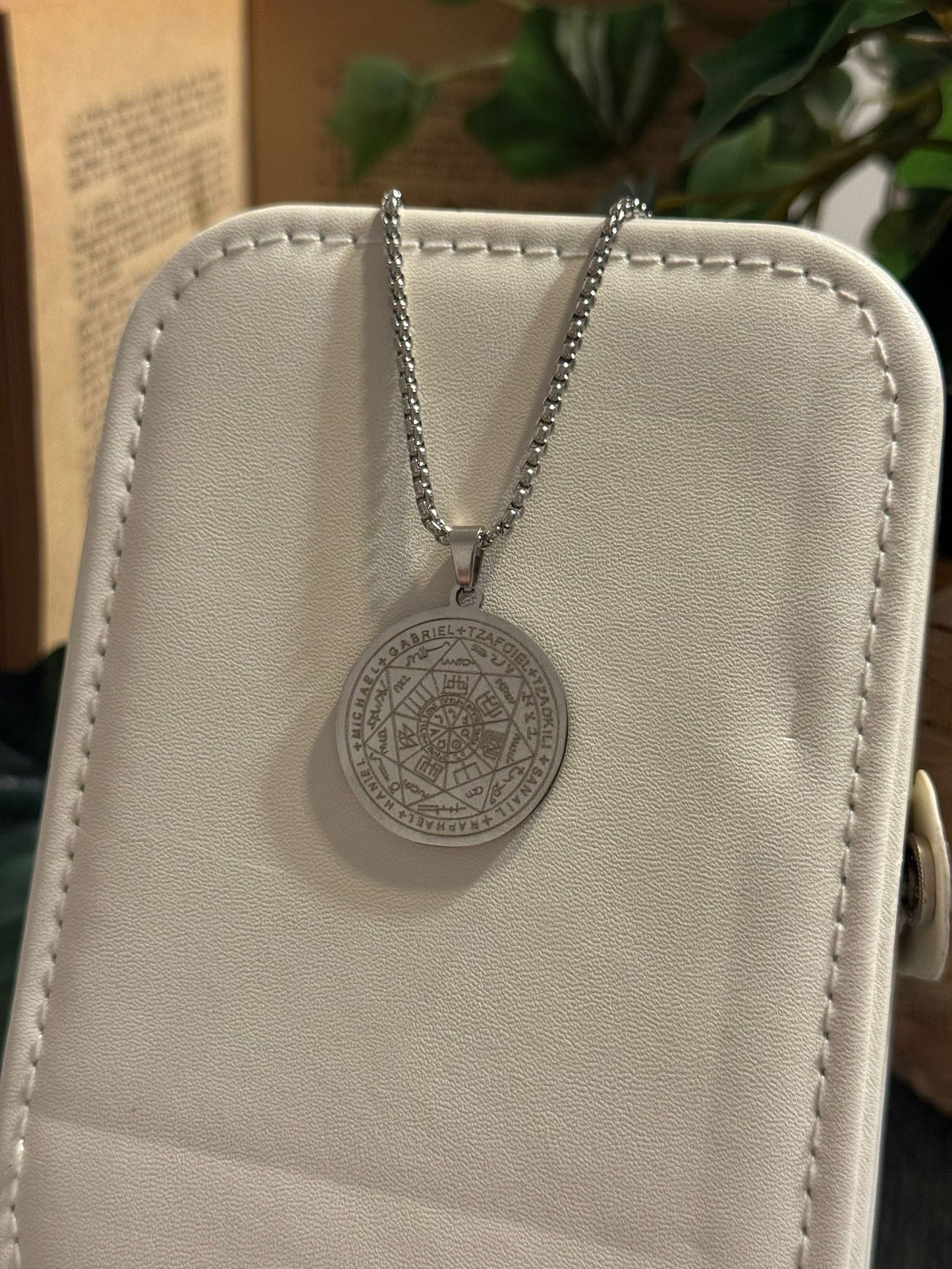 Colgante Sello de los 7 Arcángeles en Acero Inoxidable