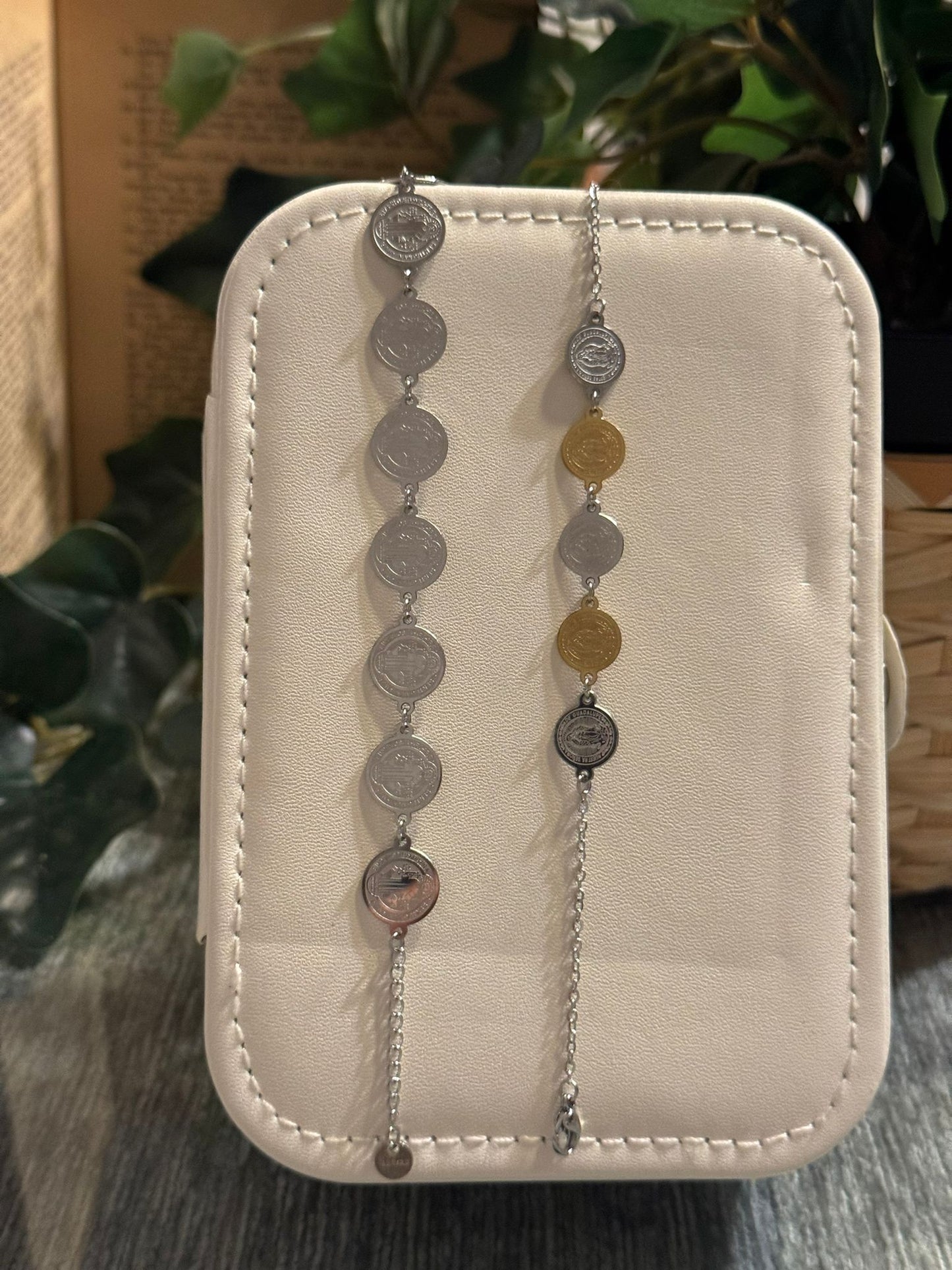 Pulsera San Benito – Dos Opciones Disponibles (Acero Inoxidable o de Plata)