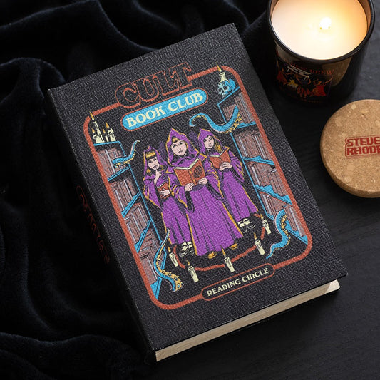 Caja de almacenamiento con forma de libro del Club de lectura de culto