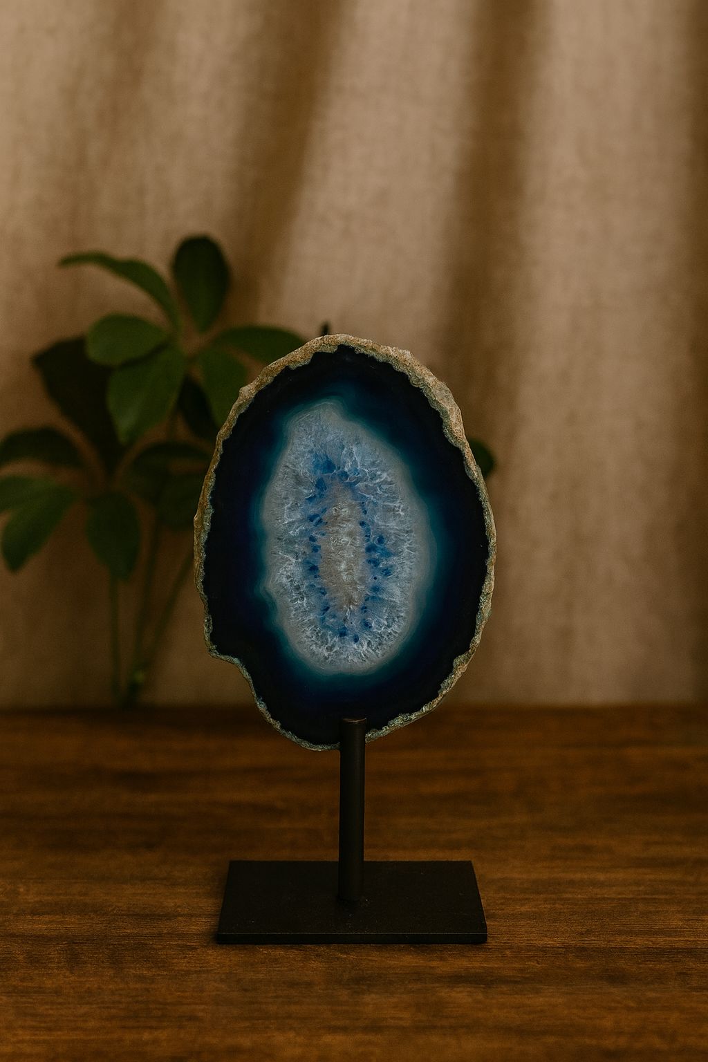 Pedestal Maxi de Ágata Azul (Sanador)