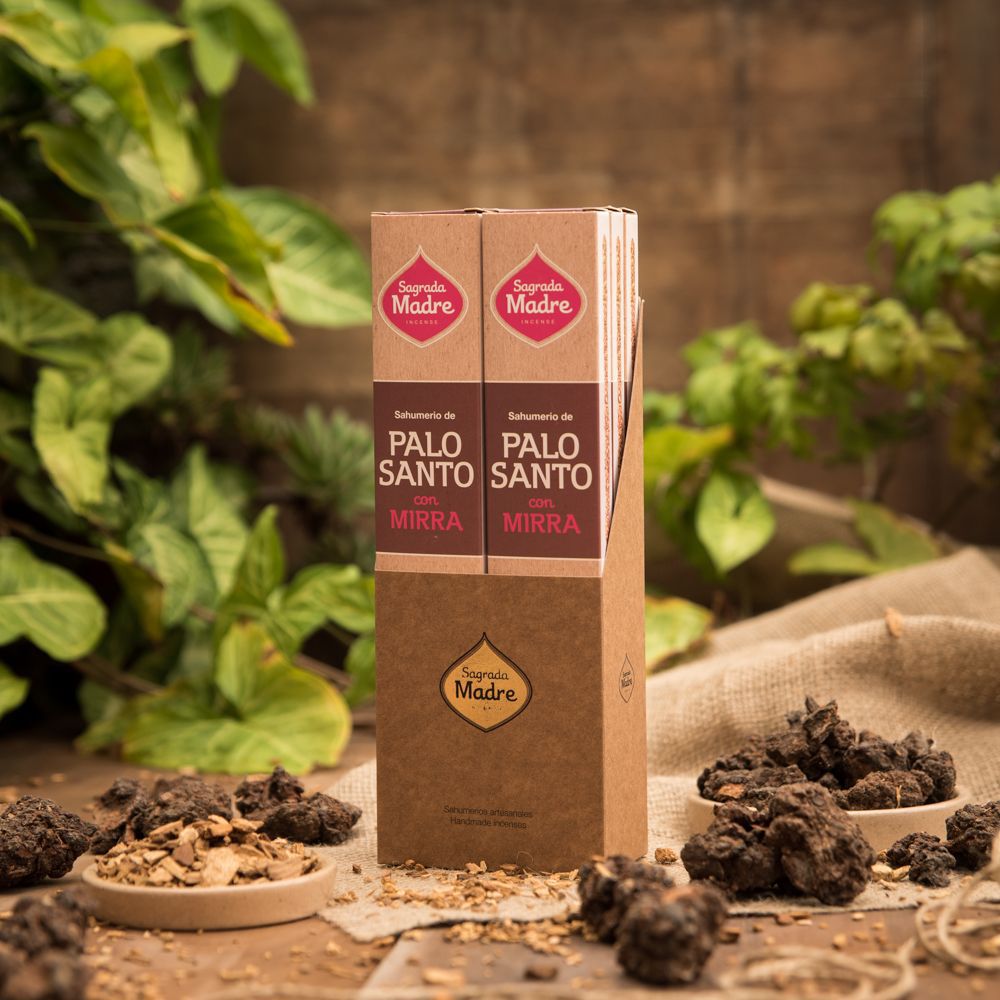 Incienso de Palo Santo con Mirra sagrada madre
