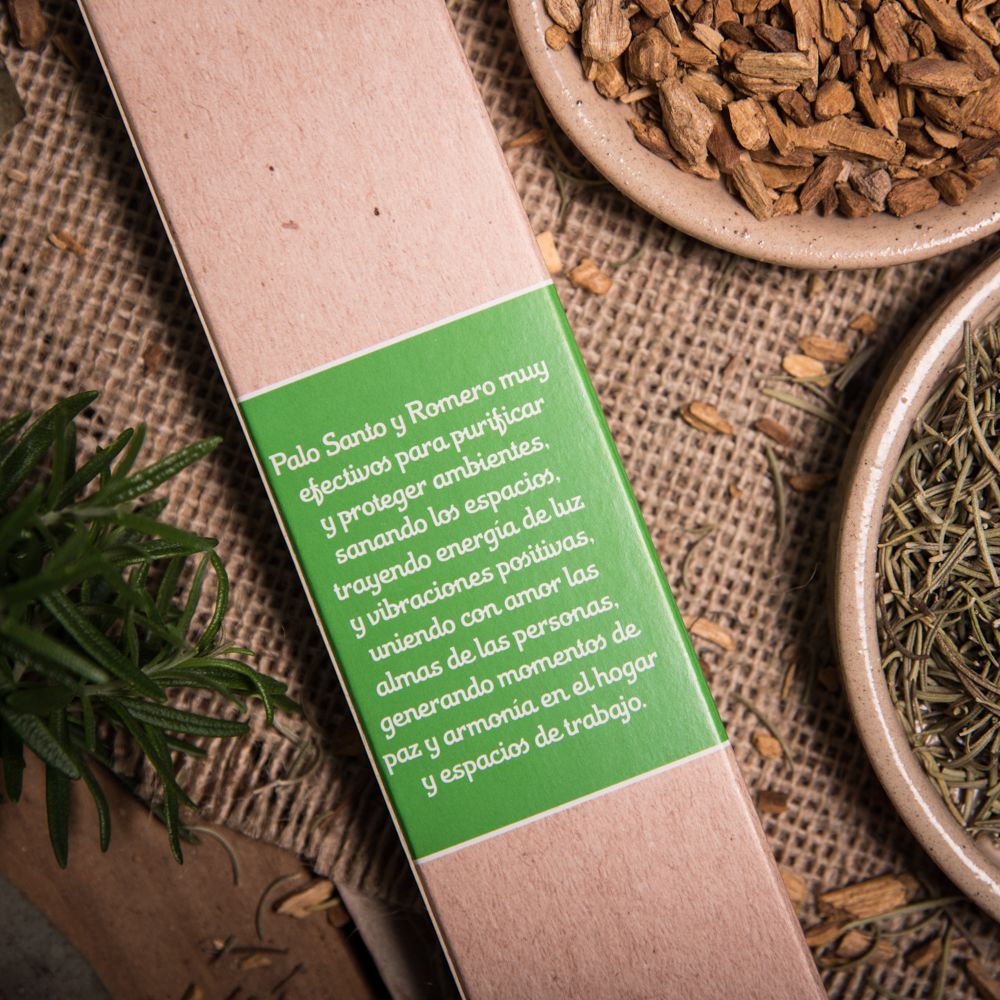 Incienso de Palo Santo con Romero sagrada madre