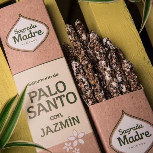 Incienso de Palo Santo con Jazmín sagrada madre
