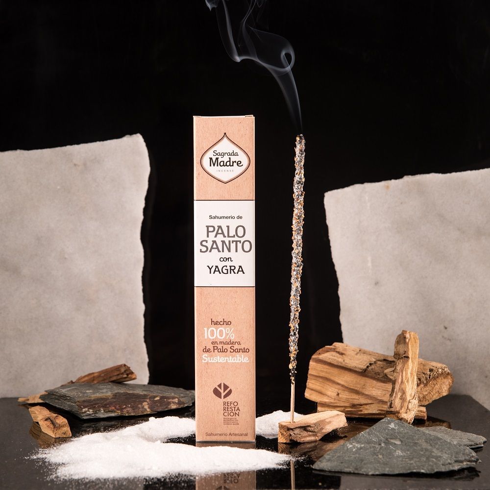 Incienso de Palo Santo con Yagra sagrada madre