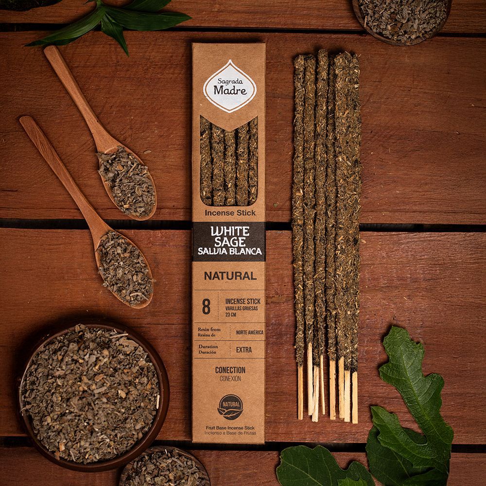Incienso de Salvia Blanca Natural de sagrada madre
