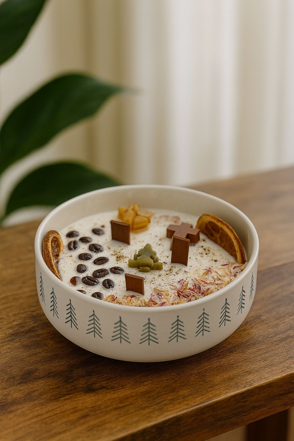 Bol de Navidad con Mecha de Madera – Edición Limitada