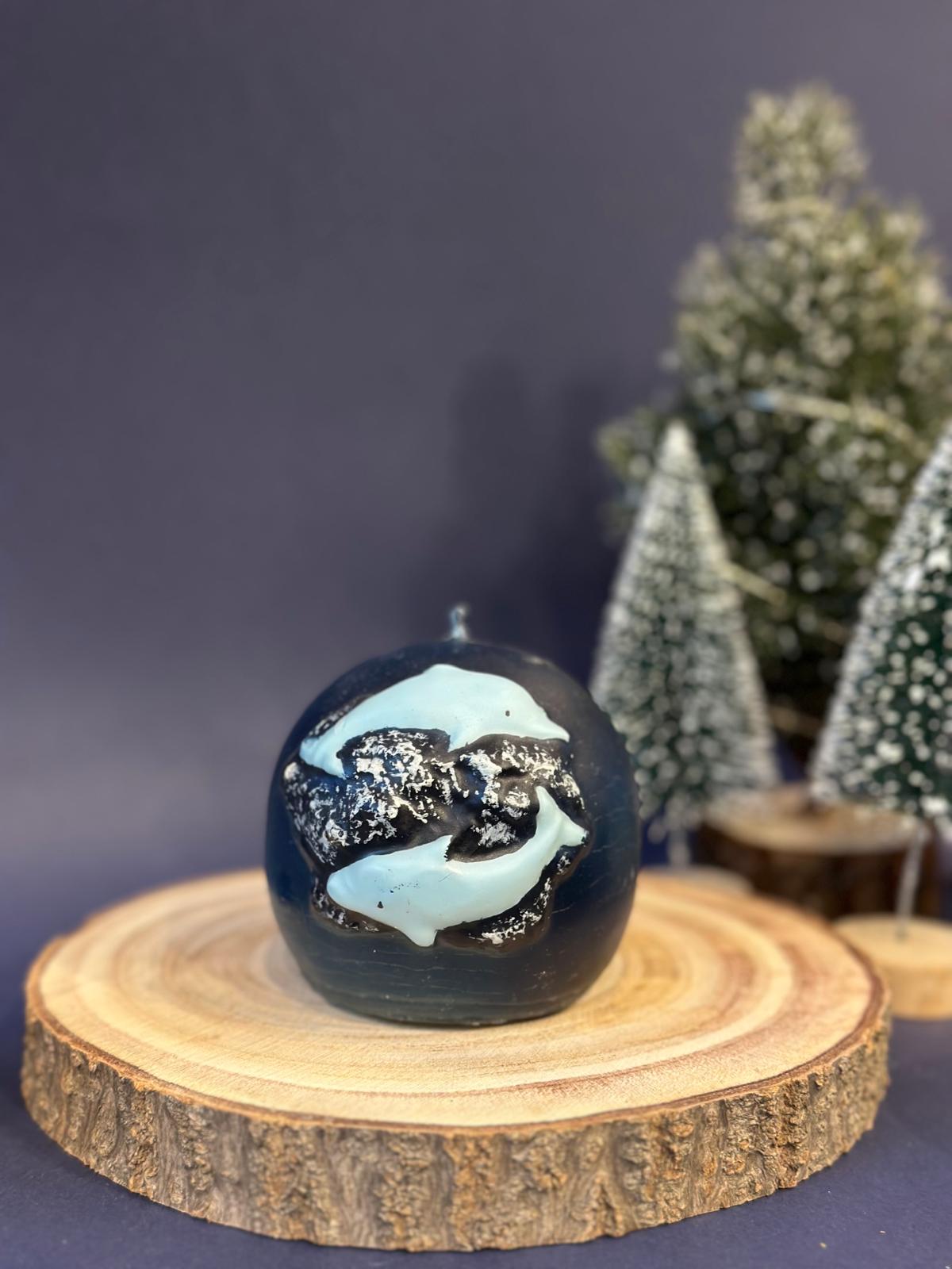 Vela Esfera Océanos delfines en Movimiento