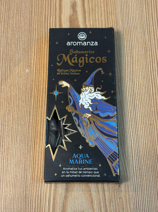 Incienso Premium Aromanza con Mensaje Intencionado – Aqua