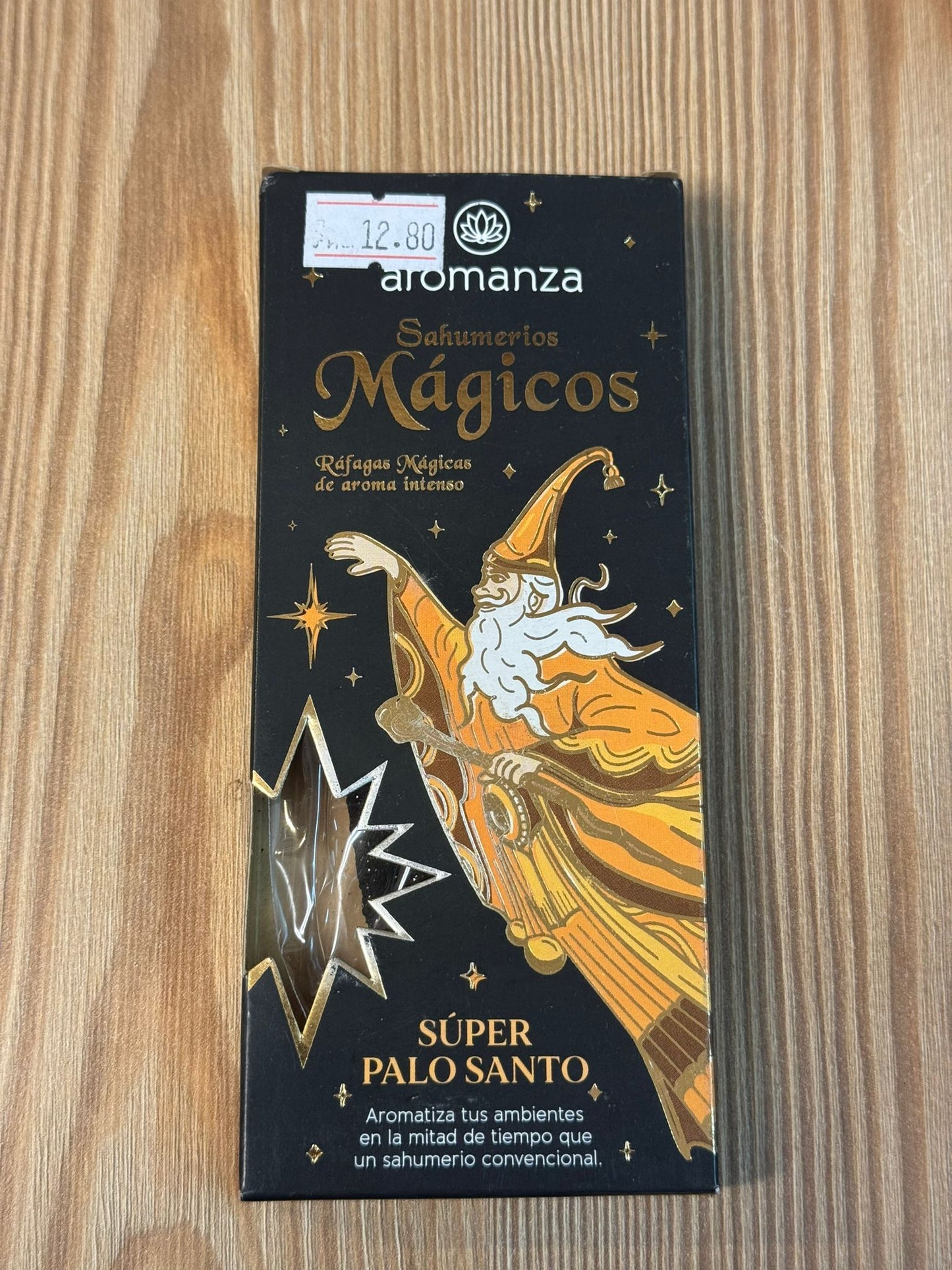 Incienso Premium Aromanza con Mensaje Intencionado – Súper Palo Santo