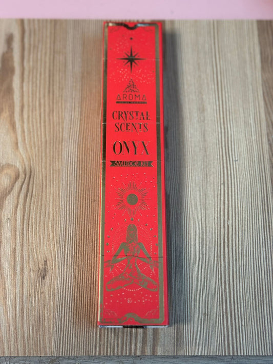 Incienso Ónix con Cajita de Minerales Extra