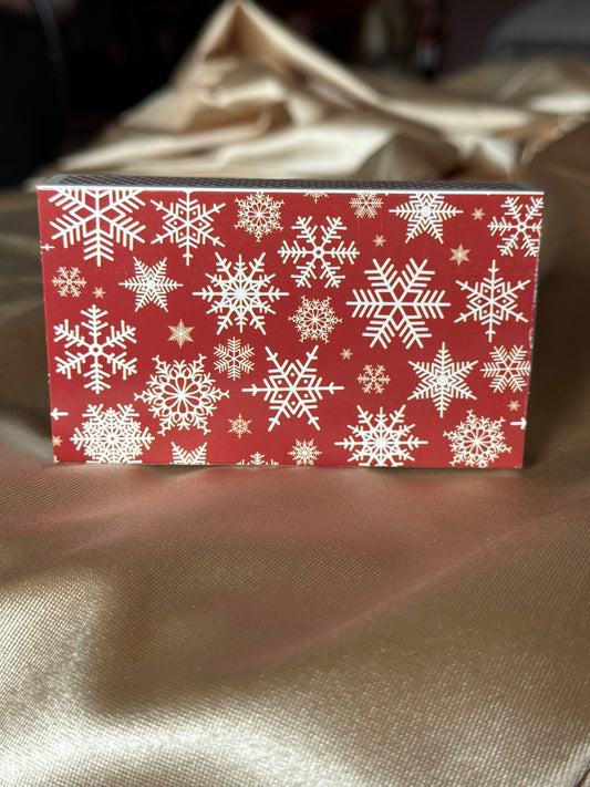 Cerillas de Navidad en Color Rojo