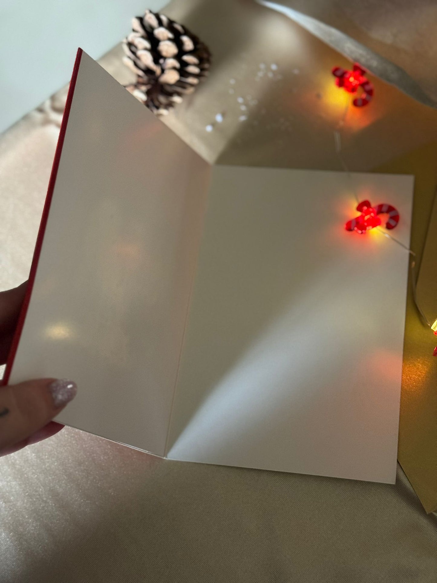 Postal Mágica de Navidad con Ciudad Escondida + Sobre