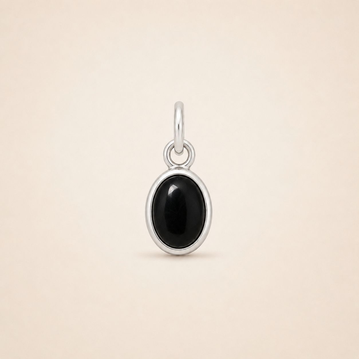 Colgante de Turmalina Negra en Plata