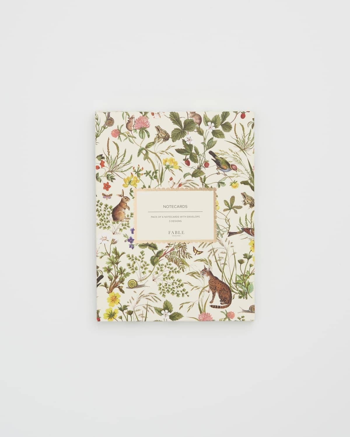 Tarjetas de notas FABLE Meadow Creatures, paquete de 6