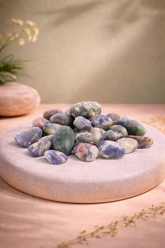 Piedras pulidas de iolita (cordierita) de grado A