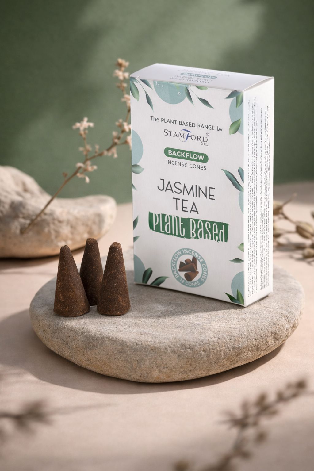 Conos de Incienso – Jazmín Tea (Plant Based)