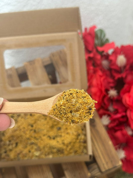 Cajita de hierbas mágicas artesanales