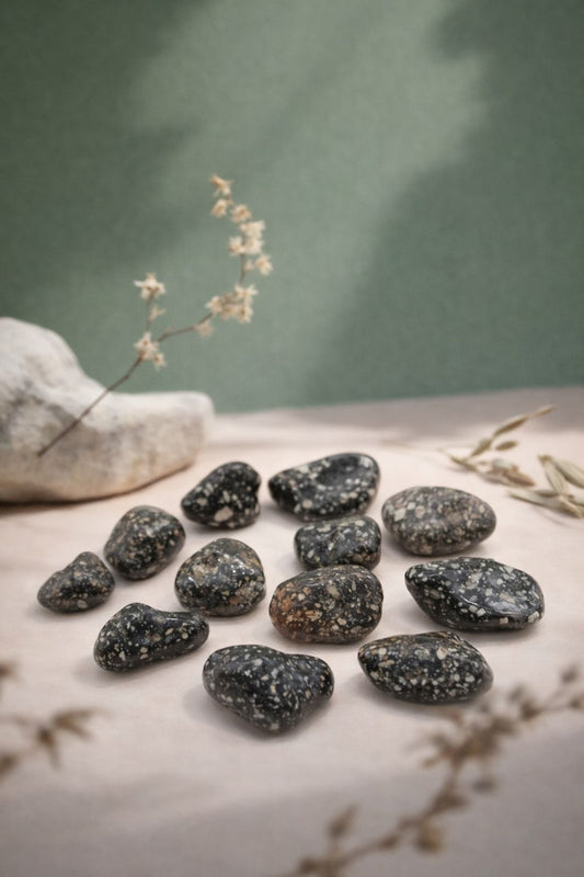 Piedras Africanas Medianas Gallina de Guinea