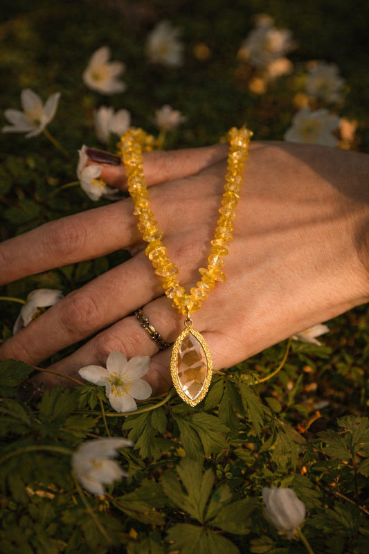 Collar de Citrino Natural (chips)
