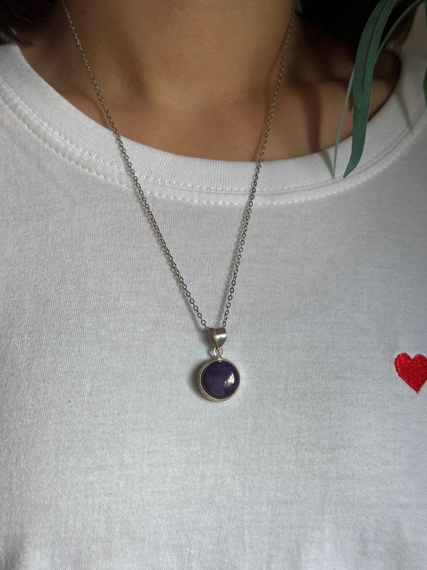 Colgante de chaorita en plata