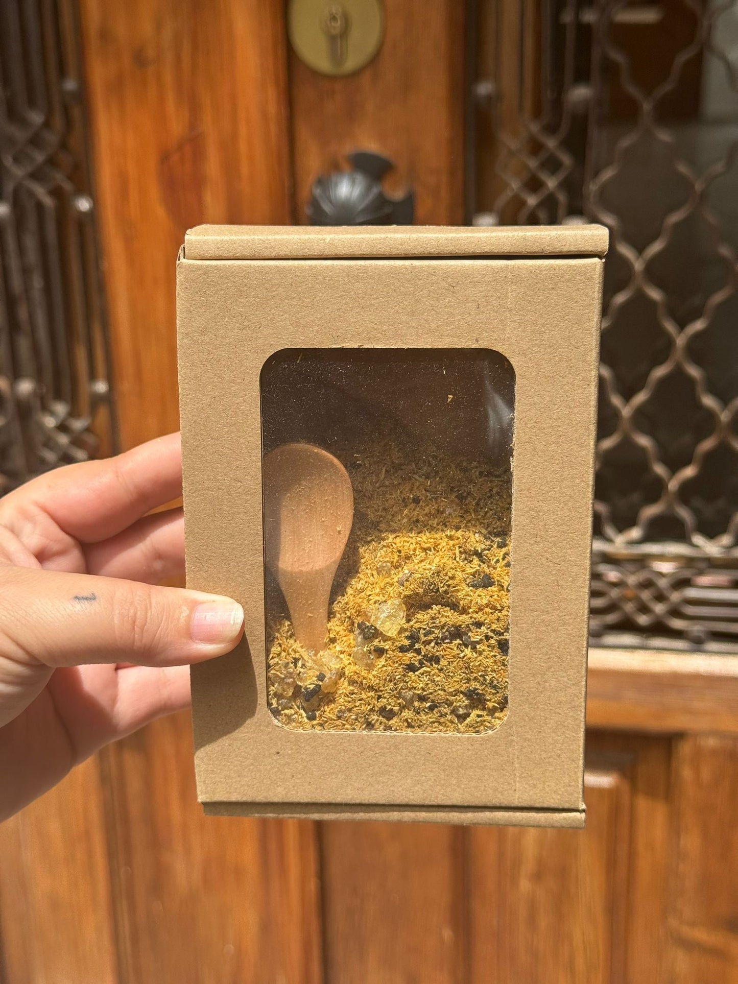 Cajita de hierbas mágicas artesanales