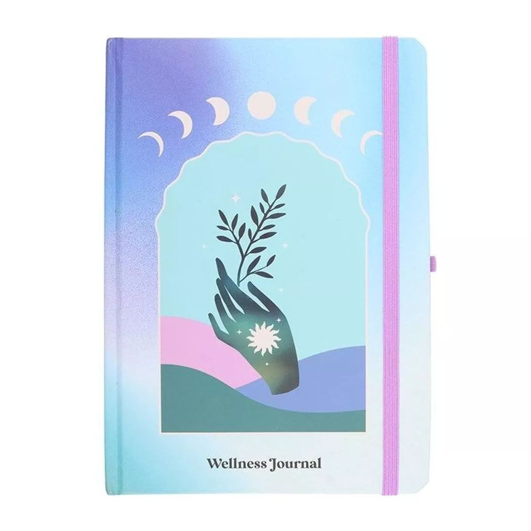 Libreta de bienestar y bolígrafo Aura Energy A5.