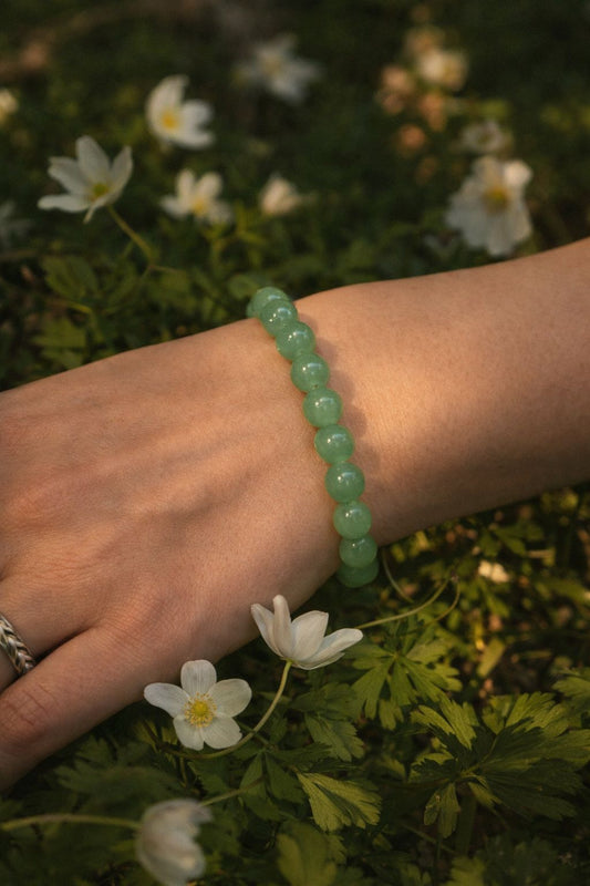 Pulsera Aventurina Verde - Suerte y Birnestar