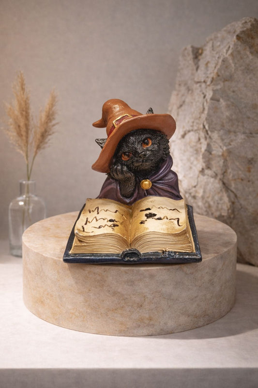Gato Estudiante marrón