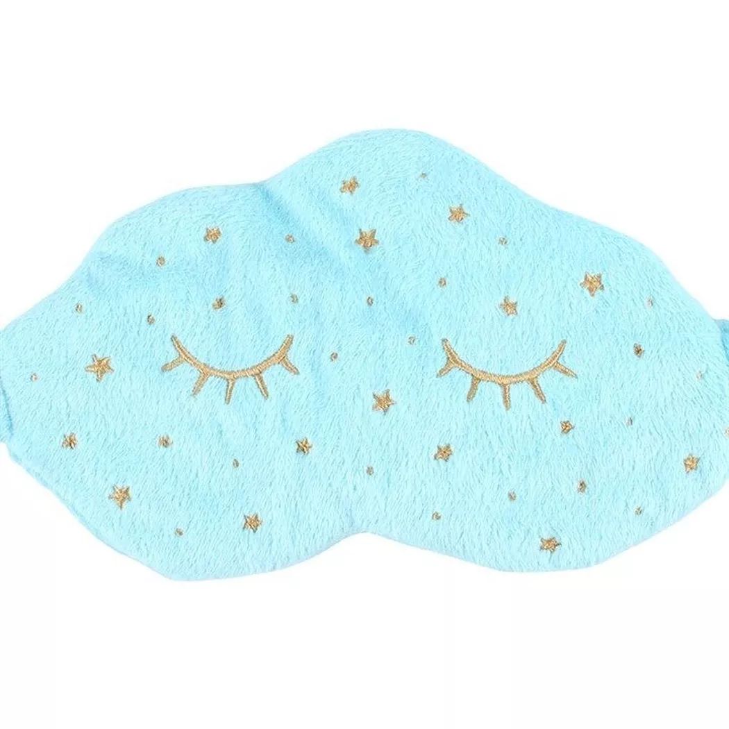 Mascara para dormir en forma de nubes.