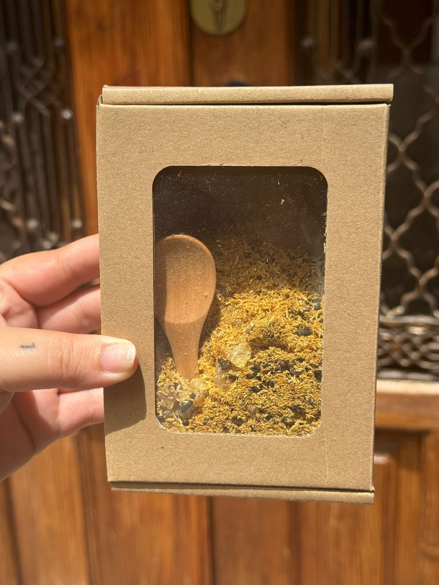 Cajita de hierbas mágicas artesanales