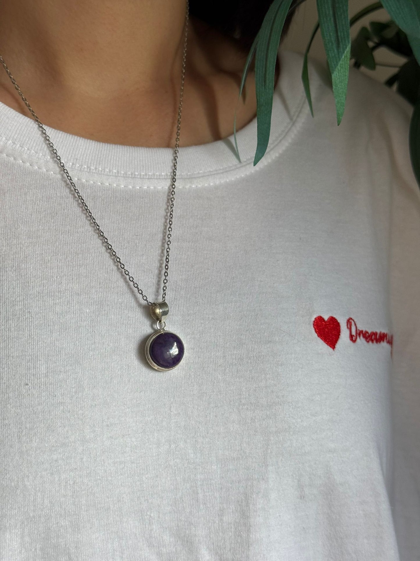 Colgante de chaorita en plata