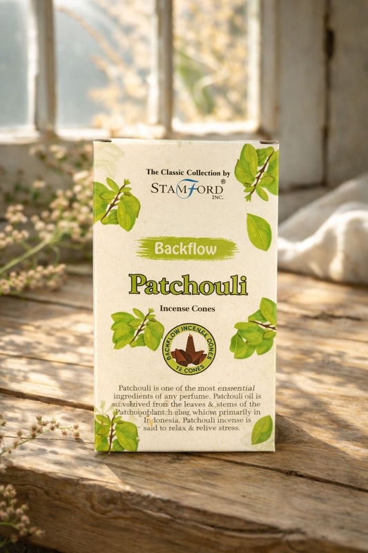 Incienso en conos Backflow "patchouli"