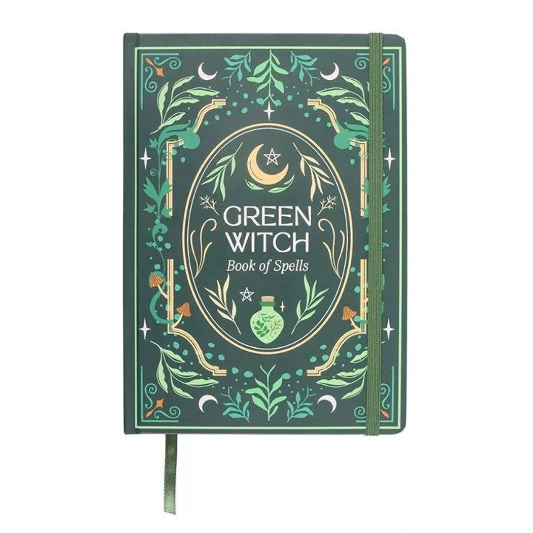 Libreta A5 de la bruja verde.