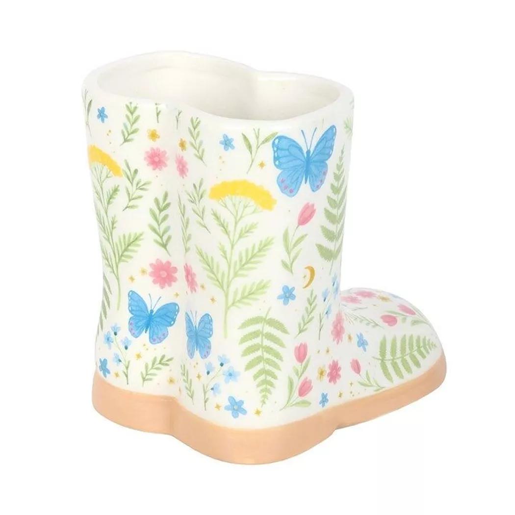 Maceta para botas de agua con estampado floral Luna Bloom.