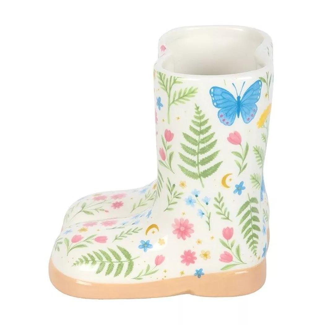 Maceta para botas de agua con estampado floral Luna Bloom.