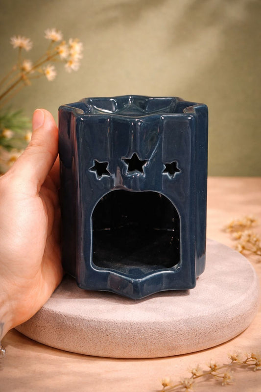 Quemador azul estrellas