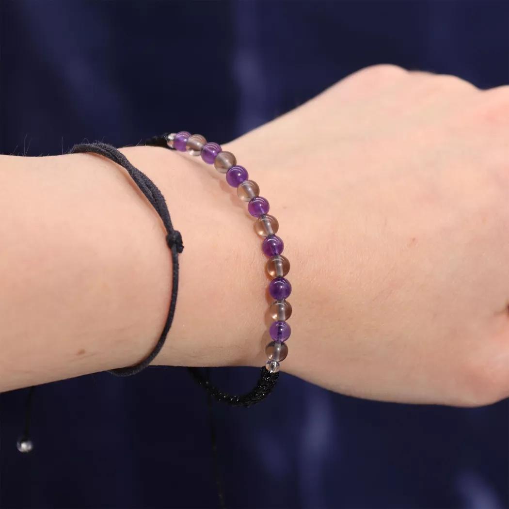 Vela del Zodíaco con Pulsera de Piedras - Capricornio