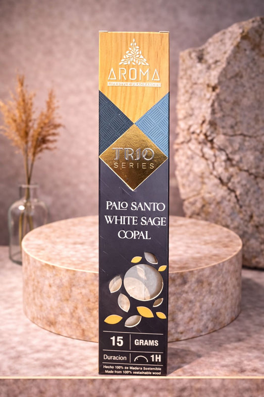 Incienso trio palo santo, White sage, copal