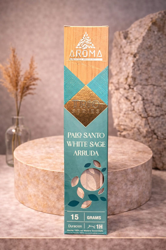 Incienso trio White sage y ruda de aroma